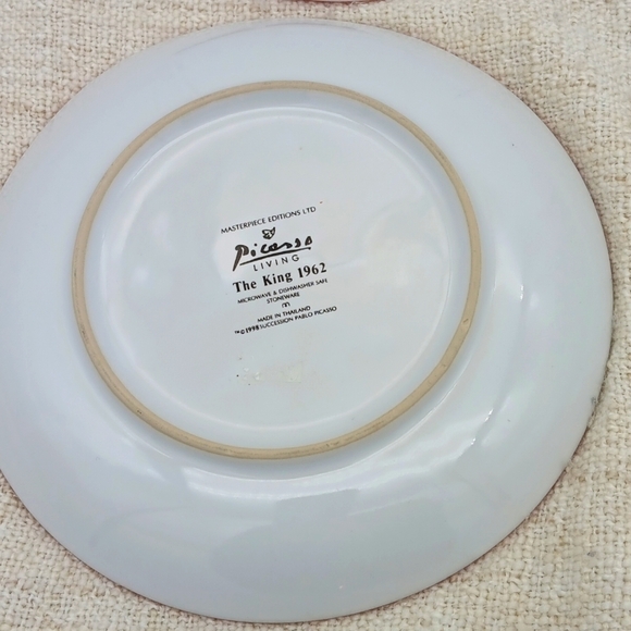 Picasso The King Masterpiece Editions 4 pc plates. - Picture 4 of 4